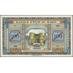 Morocco. 100 Francs specimen