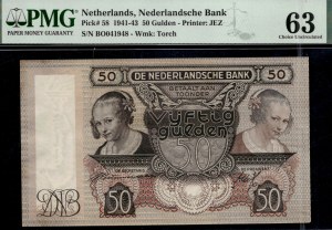 Netherlands. 1941 50 Gulden