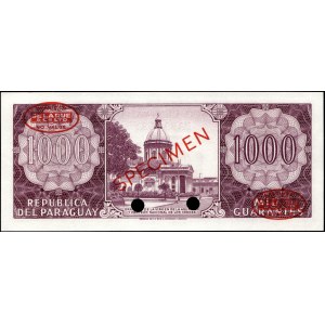 Paraguay. 1000 Guaranies specimen