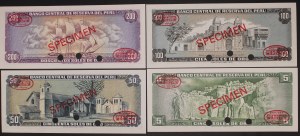 Peru. Sada 4ks vzorků
