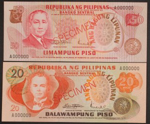 Philippines. 2pcs set specimen