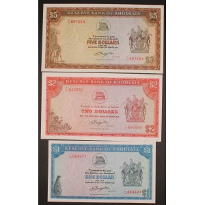 Rhodesia. 1979 1-2-5 dollars