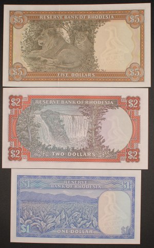 Rhodesia. 1979 1-2-5 dollars
