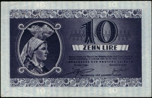 Slovinsko. 1944 10 lir