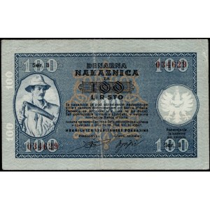 Slovenia. 1944 100 Lire