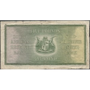 South Africa. 1937 5 Pounds