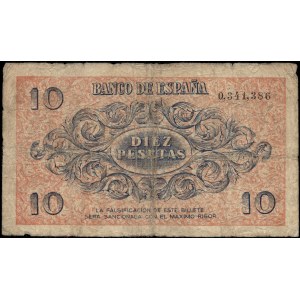 Spain. 1936 10 Pesetas Rare