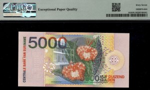 Suriname. 2000 5000 Gulden