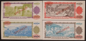 Tonga. 4pcs set specimen