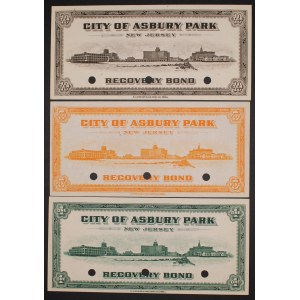 United States of America. 1934 1,5,10 Dollars City of Asbury Park