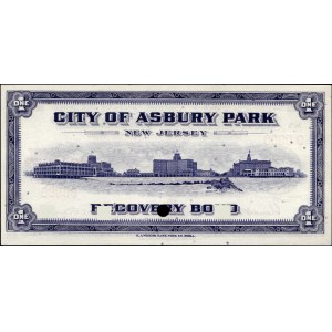 United States of America. 1935 1 Dollars City of Asbury Park