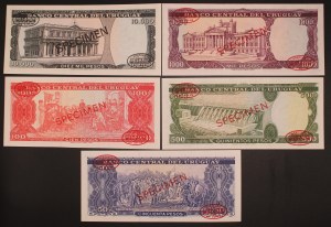 Uruguay. 5pcs set specimen