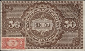 Uruguay. 1887 50 Pesos