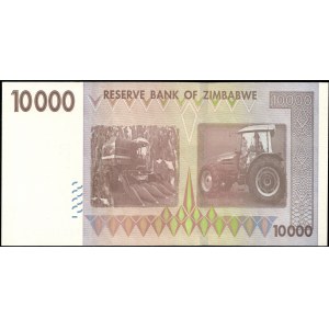 Zimbabwe. 2008 10000 Dollars
