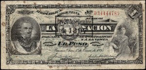 Argentina. 1897 1 Peso