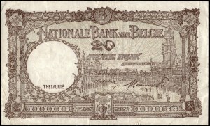 Belgium. 1947 20 Francs