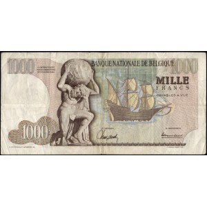 Belgium. 1967 1000 Francs Mercator