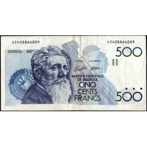 Belgium. 1982 500 Francs