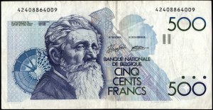 Belgium. 1982 500 Francs