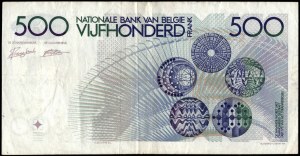 Belgium. 1982 500 Francs