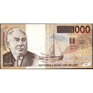 Belgium. 1997 1000 Francs Prefix G