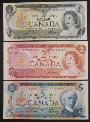 Canada. 1970's 3pcs set