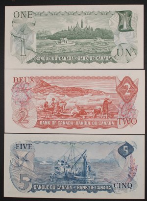 Canada. 1970's 3pcs set