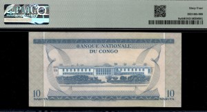 Kongo, Demokratická republika. 1967 10 Makuta