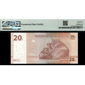 Congo, Democratic Republic. 1997 20 Francs Replacement