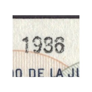 Costa Rica. 1986 1936 Year Error 10 Colones Prefix C