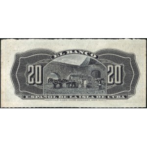 Cuba. 1897 20 Centavos Banco Español