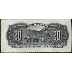 Cuba. 1897 20 Centavos Banco Español