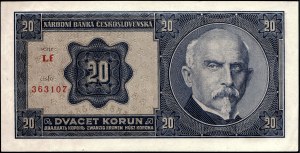 Czech Republic. 1926 20 Korun