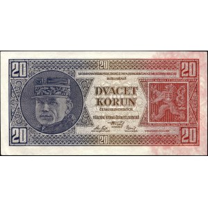 Czech Republic. 1926 20 Korun