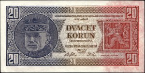 Czech Republic. 1926 20 Korun