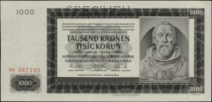 Czech Republic. 1942 1000 Korun