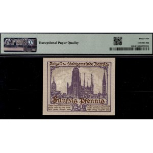 Danzig. 1919 50 Fenigow Purple