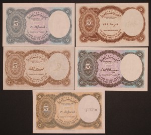 Egypt. 1940 5 piastrů 5 kusů