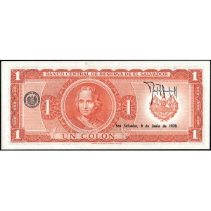 El Salvador. 1978 1 Colon Series XR