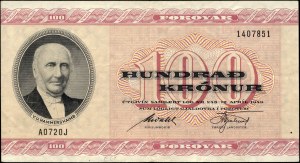 Faroe Islands. 1972 100 Kronur