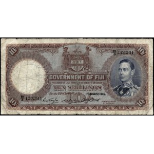 Fiji. 1949 10 Shillings
