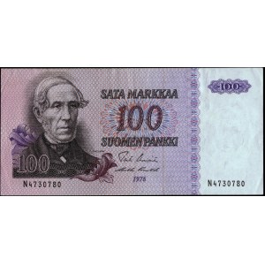 Finland. 1976 100 Markkaa
