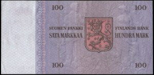 Finland. 1976 100 Markkaa