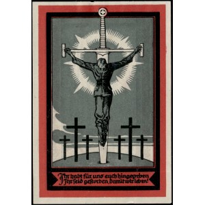 Germany. 1921 Hamburg 50 Pfennig Fallen Soliders Not Forgotten