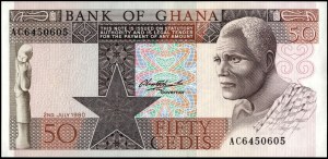 Ghana. 1980 50 cedů