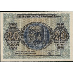 Greece. 1944 20 Drachmai