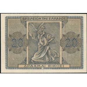 Greece. 1944 20 Drachmai