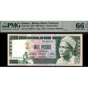 Guinea. 1978 1000 Pesos