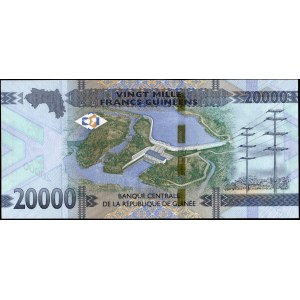 Guinea. 2018 2000 Francs Prefix CV