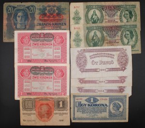 Hungary. 1918-1944 Lot of 10 Pieces